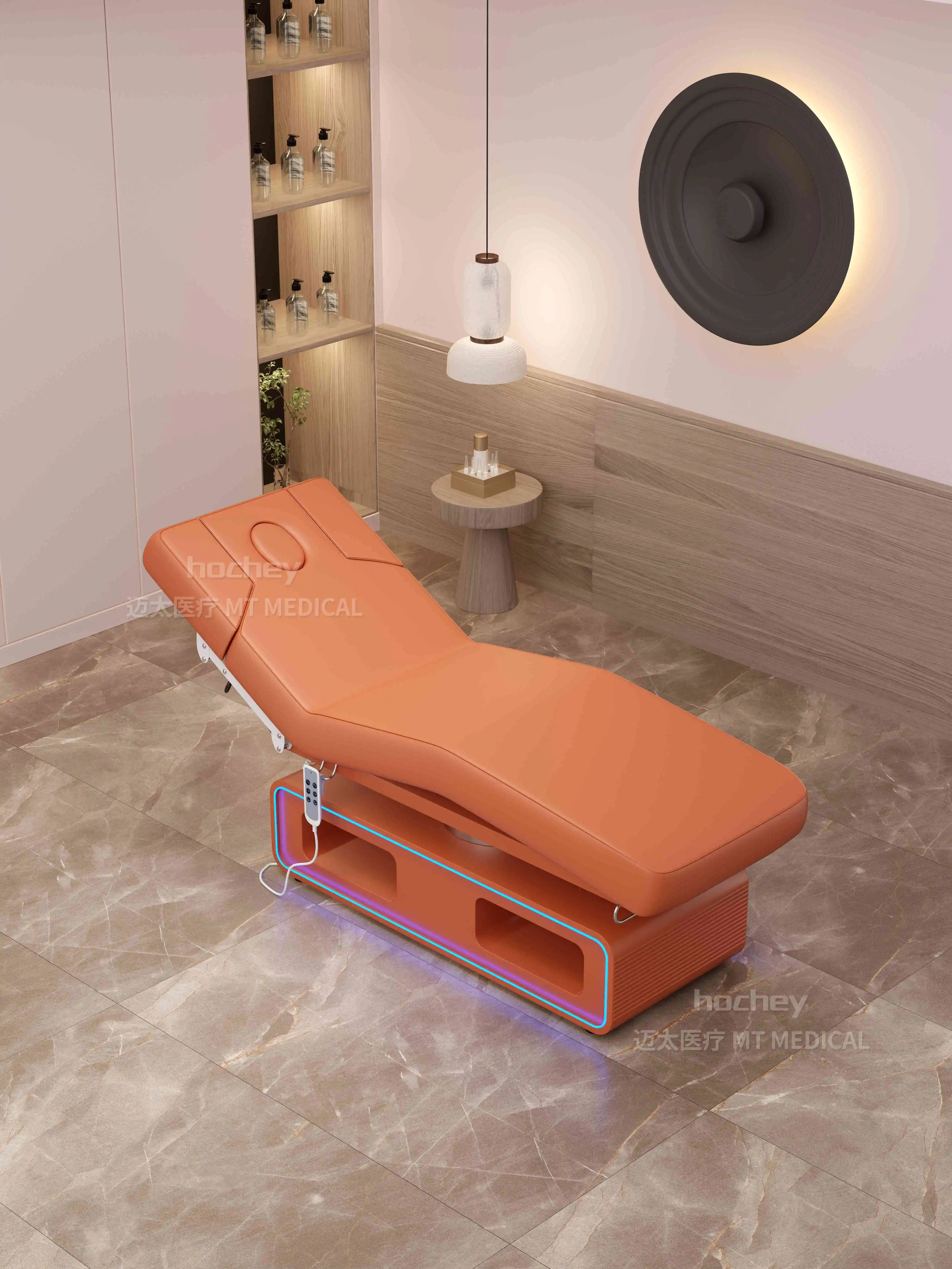Hochey Modern Luxury Beauty Salon Furniture Electrical 3 Motors