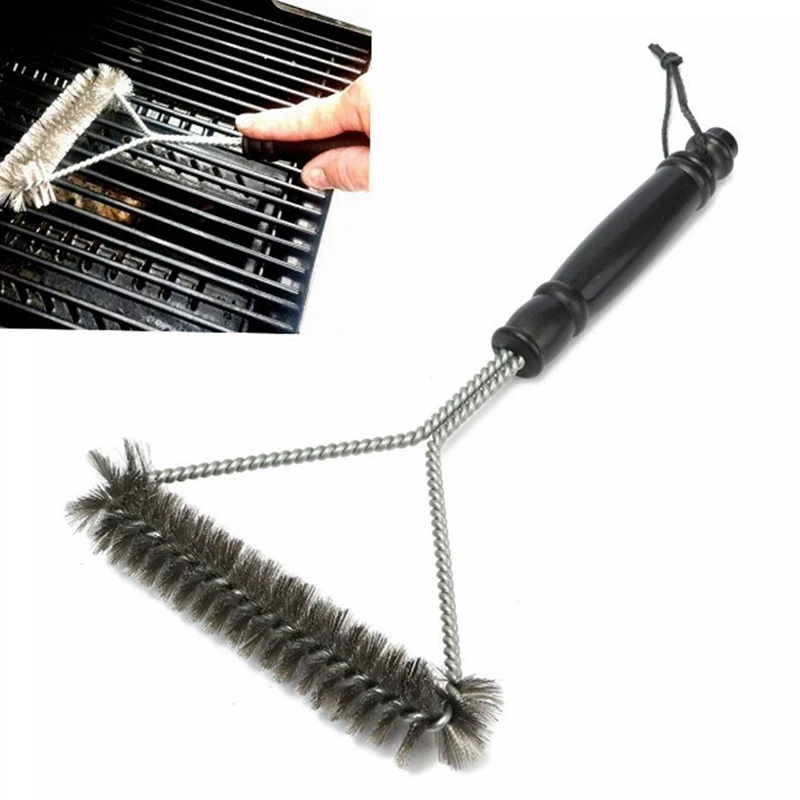 Barbecue Bgrill Bbq Brush Stainless Steel Bristles Cleaning Brushes