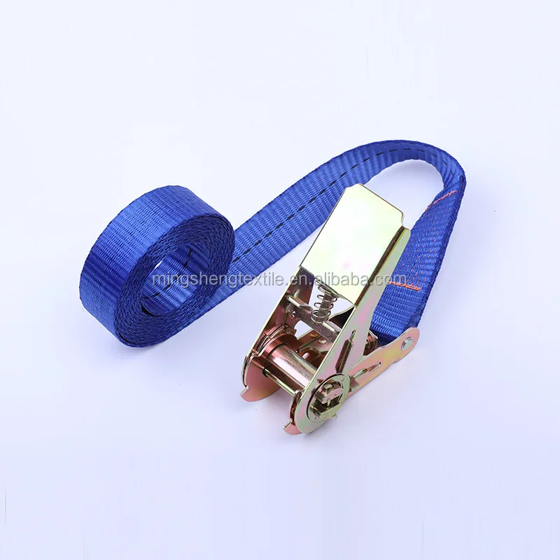 1 Inch Ratchet Straps 25mm Cargo Lashing Tie Down Strap 800kg Ratchet Tensioner Lashing Strap
