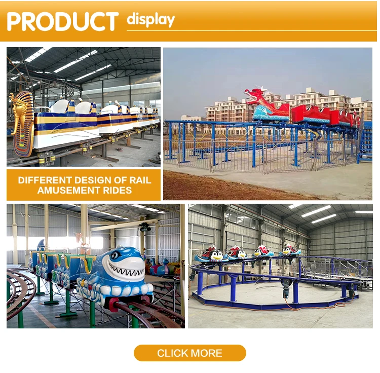 Amusement Roller Coaster Pharaoh Roller Coaster Double Rings Small