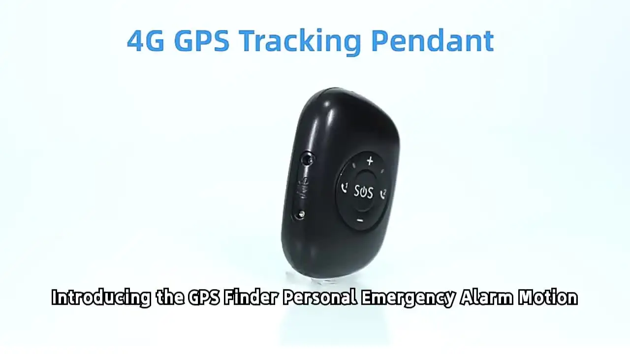 Newly Released Rf-v50 4g Personal Gps Tracking Pendant With Sos Call Fall  Alarm and Volume Sound Buttons for Seniors and Kids, image size:1280x720