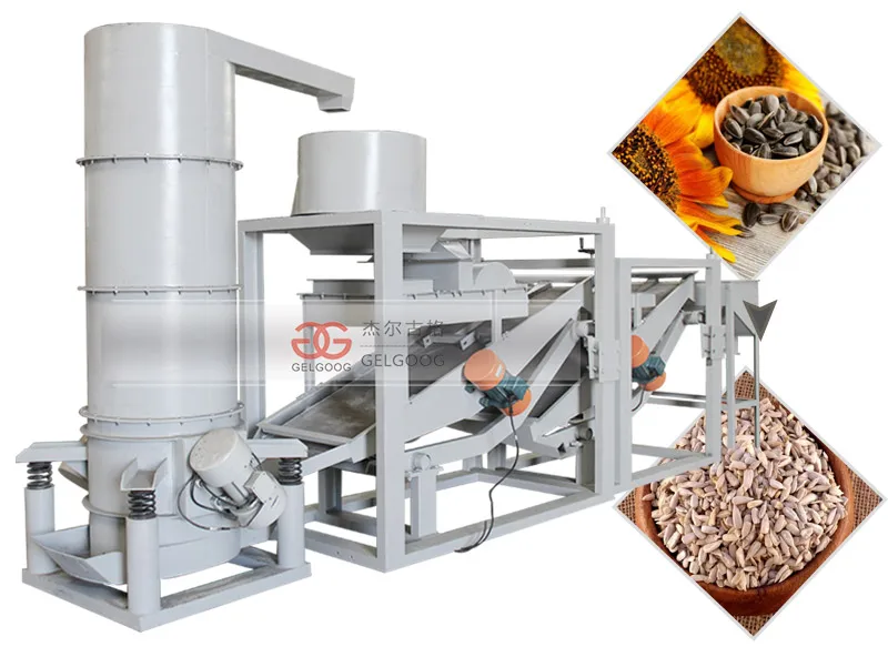 7001000kg/h Sunflower Decorticating Shelling Sunflower Seed Dehulling