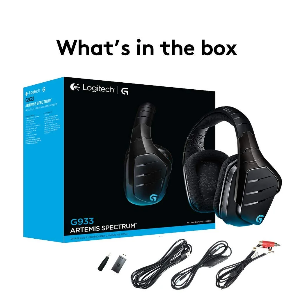 logitech g633 artemis spectrum gaming surround sound 7.1