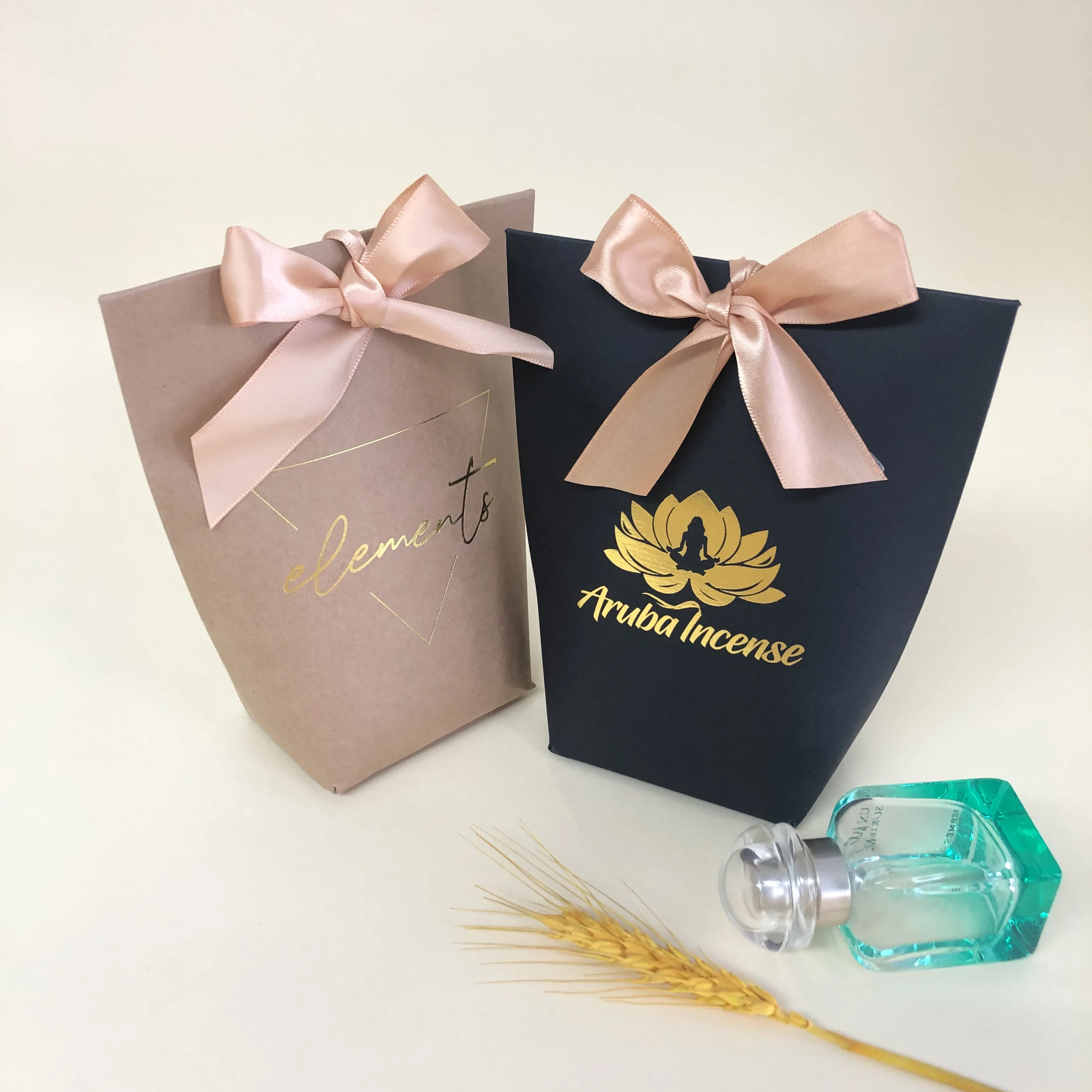 Small Gift Bag Custom Your Own Logo Packaging Promotional Paper Bag