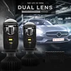 High Power LED Headlight With Lens 8000LM Clearly Cut Line H4 led headlamp Super Bright Easy Installation Automobile Lights