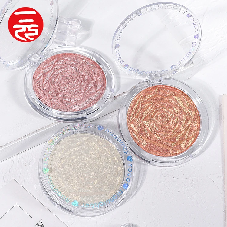 

New product makeup highlight shimmering guangzhou makeup oem cosmetics blusher palette private label blush