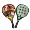 Low MOQ Customized Carbon Fiber Cheap Padel Tennis Racket With Soft EVA