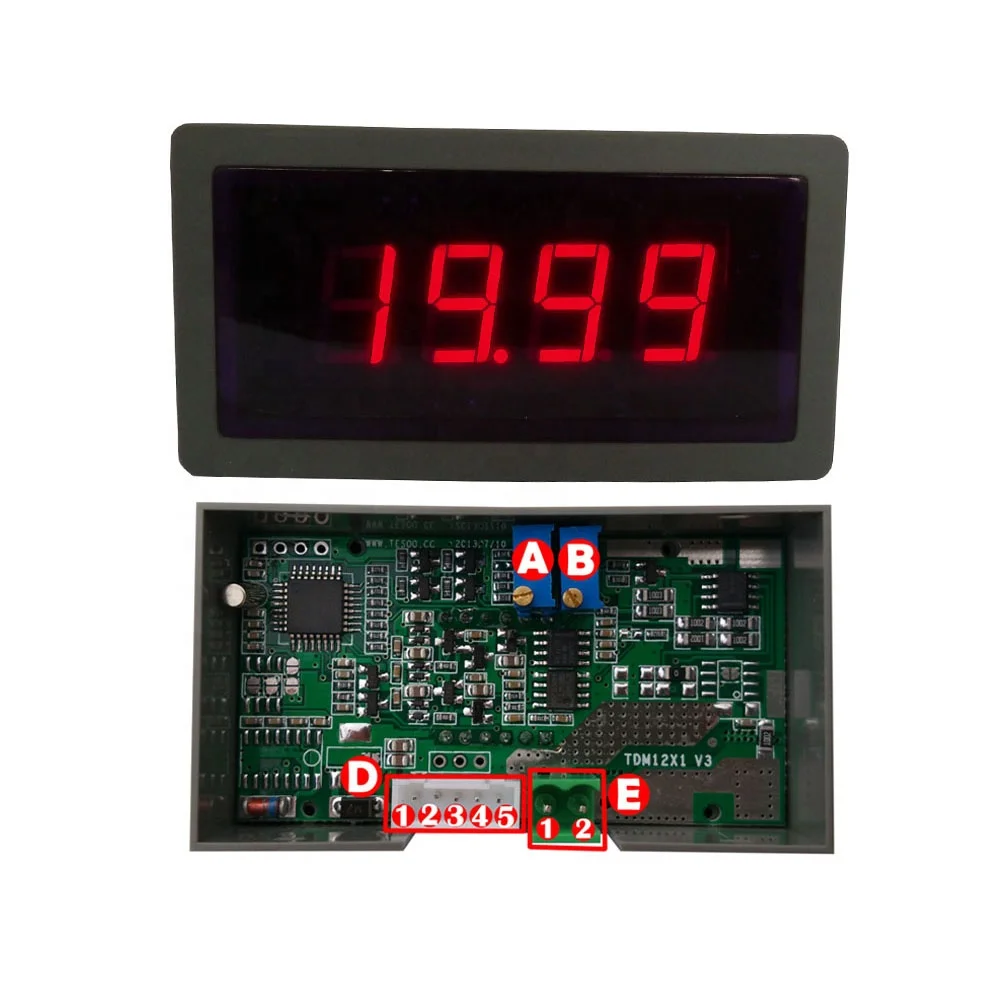 Taidacent Tdm2201 200ua 20ma Dc Micro Amp Meter Dc Amp Meter Panel