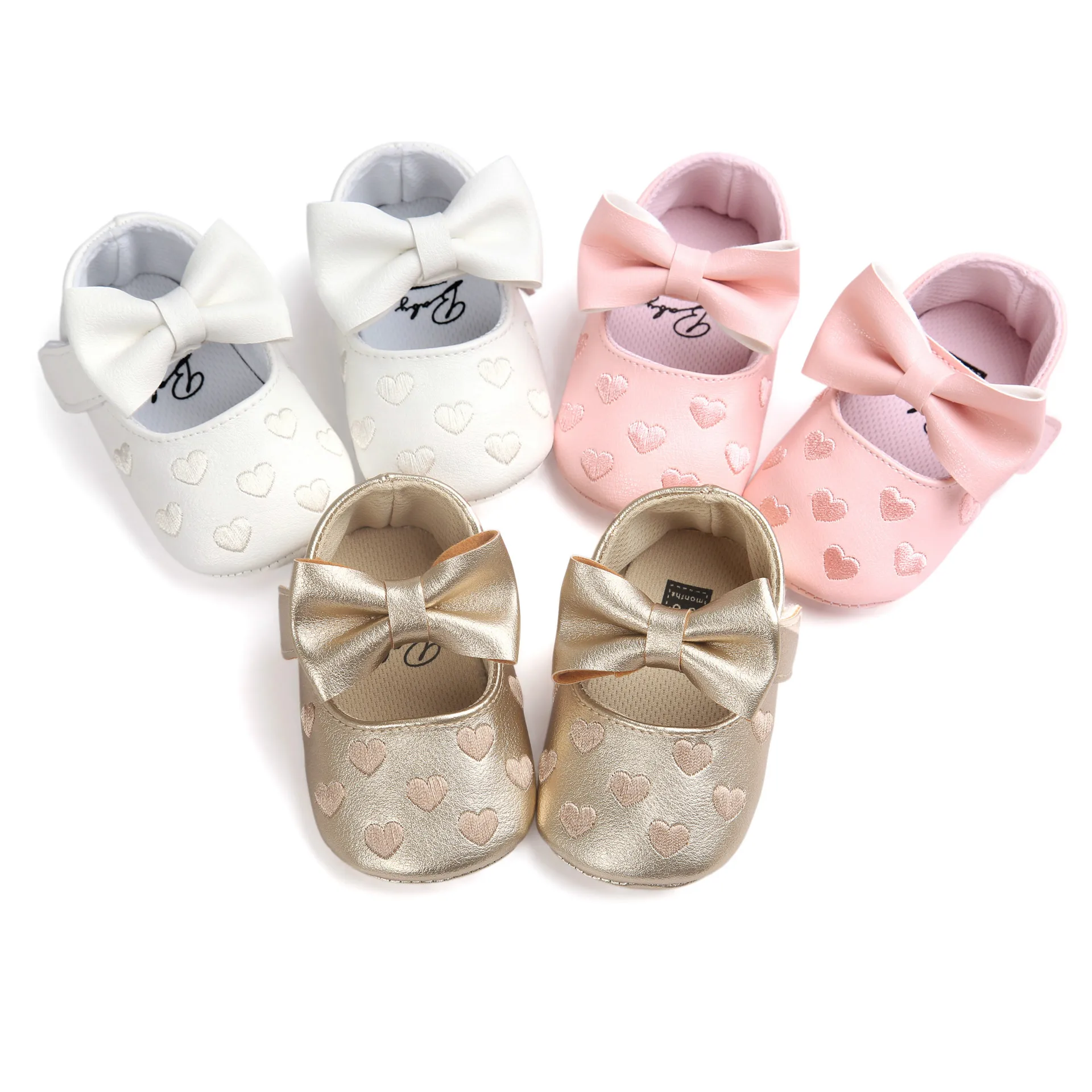 Baby Girl Shoes First Walkers Lovely Princess Non-slip Infant Soft Child Toddler Shoes Newborn antiskid baby shoes