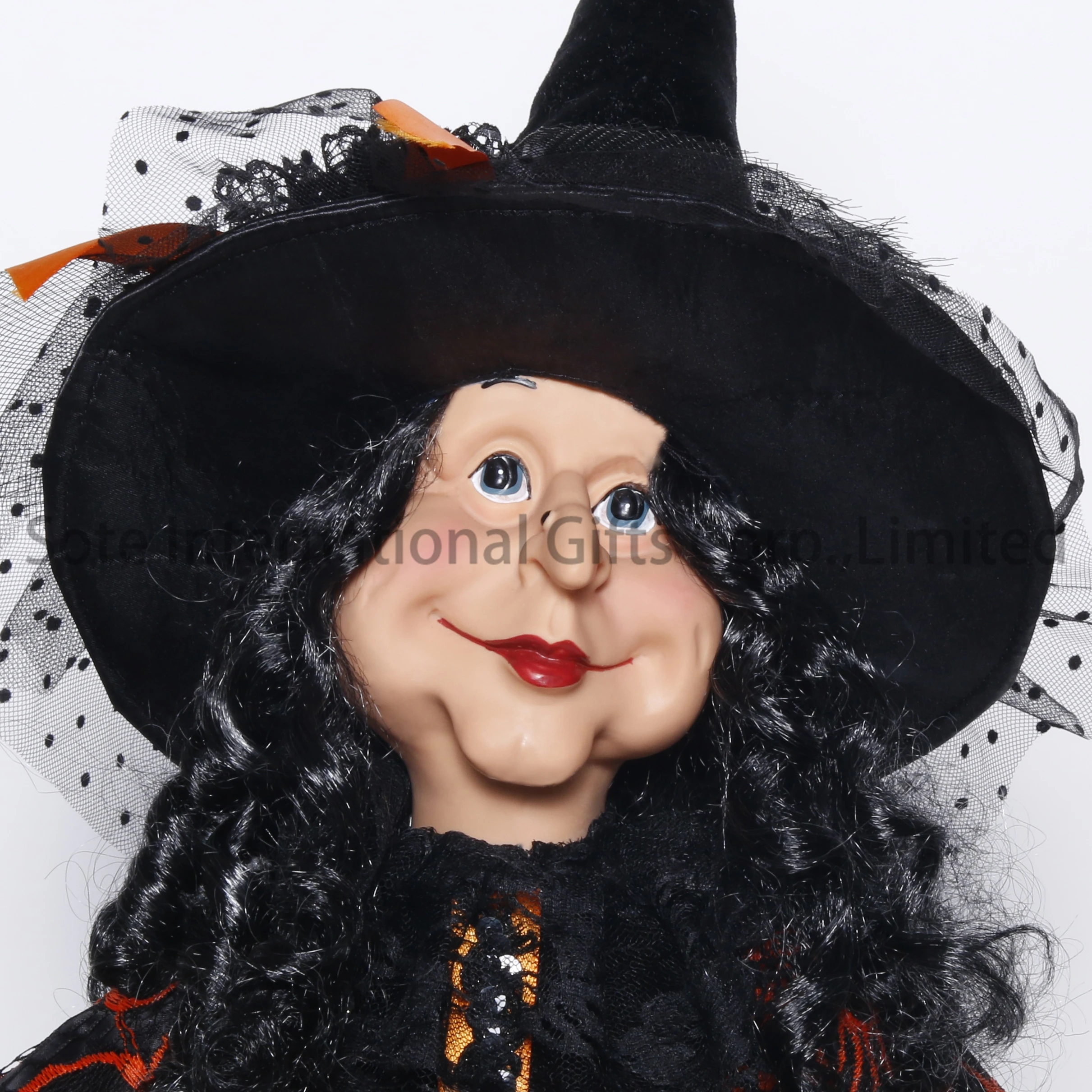 Sote 2024 Latest 65cm Halloween Witch Horror Ornament Handmade Horror ...