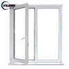 long life low e insulating glass upvc pvc casement windows