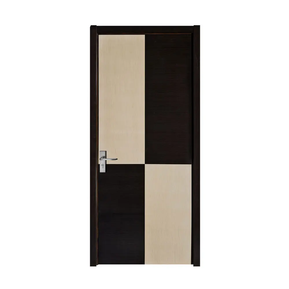 Modern Simple Design Black White Color Flush Plywood Interior Soundproof Bedroom Door Buy Plywood Doors Interior Design Soundproof Interior