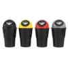 Portable Colorful Mini Plastic Car Trash Can Car Garbage Holder Trash Bin