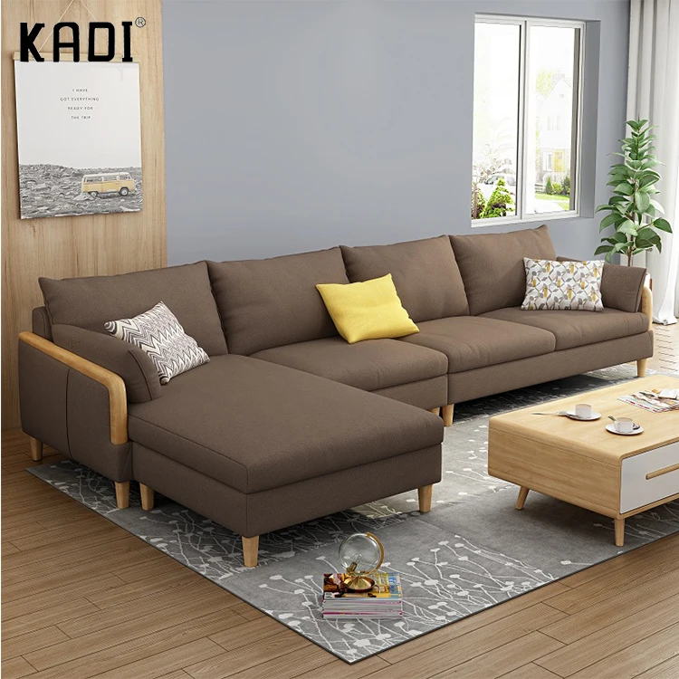 2023 Year Newest Design 7 Seater Fabric Sofa Set For Living Room Cheap