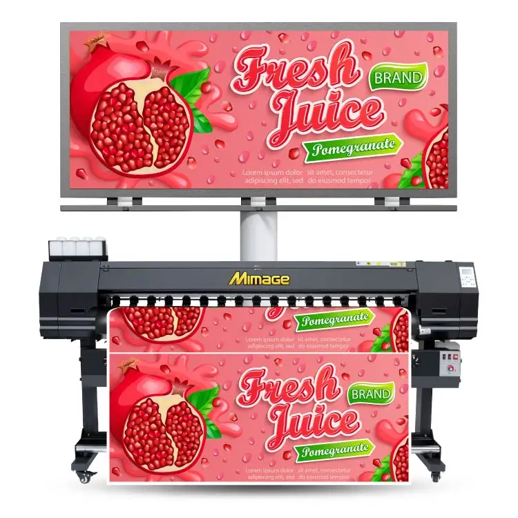 Mimage 1.8m Eco Solvent Inkjet Plotter Printer - Versatile & Durable