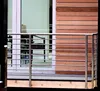 Side mounting steel rod railing post for Outdoor area