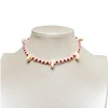 Factory Hot Sale women last fashion shell and pearl custom choker necklace for with cheap price