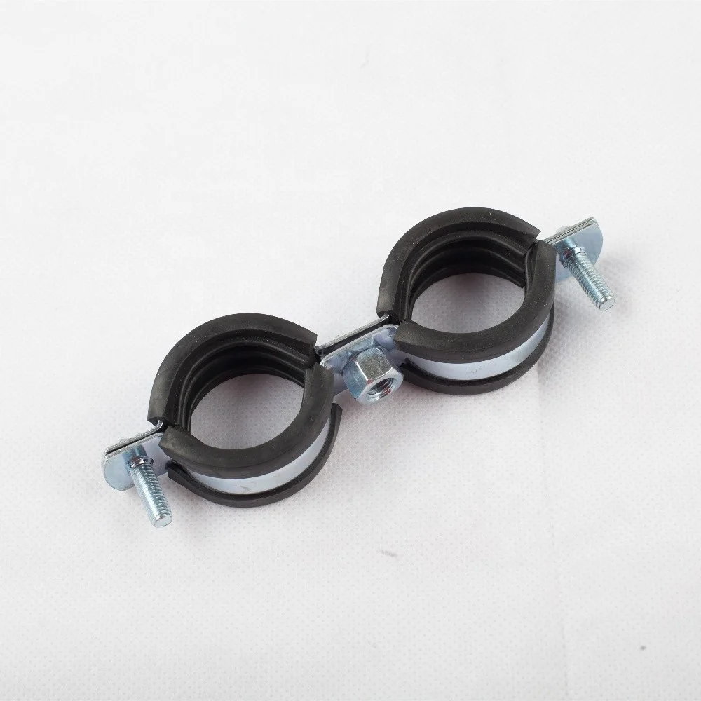 
Inch steel Double pipe clamps 