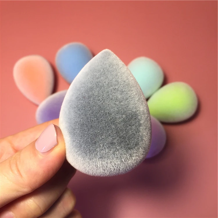 Teardrop Micro Velvet Fuzzy Beauty Make Up Sponges Water Drop Shaped