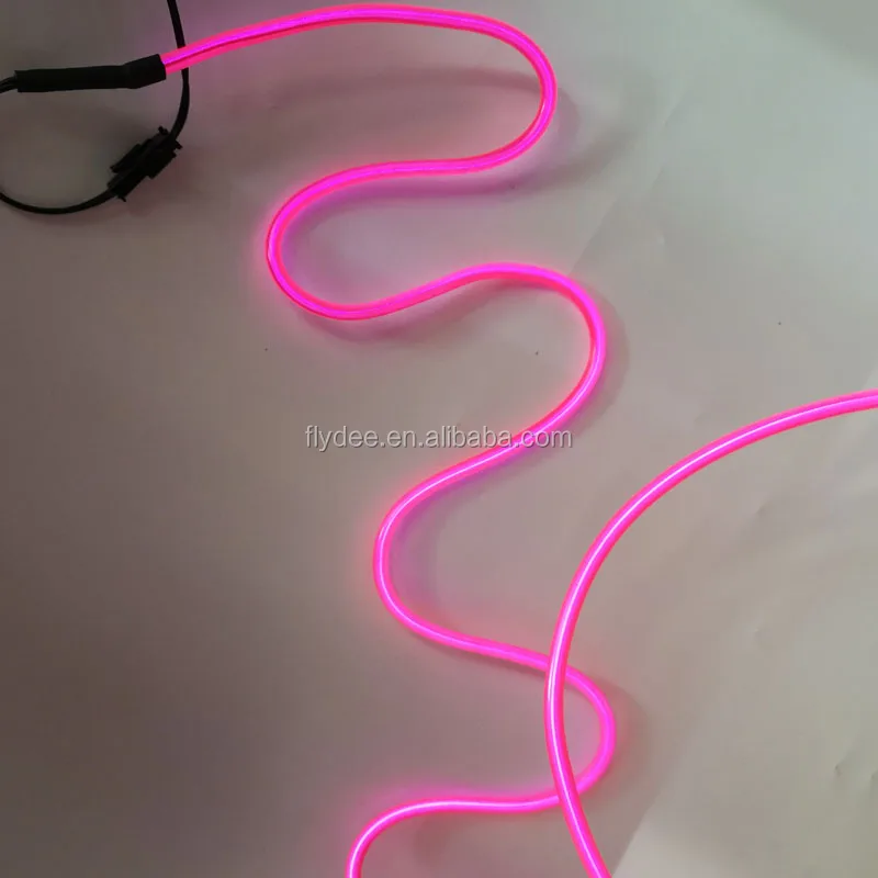 DIY Neon Sign illuminate design bendable ultra thick bright neon effect EL wire Static slow flash fash