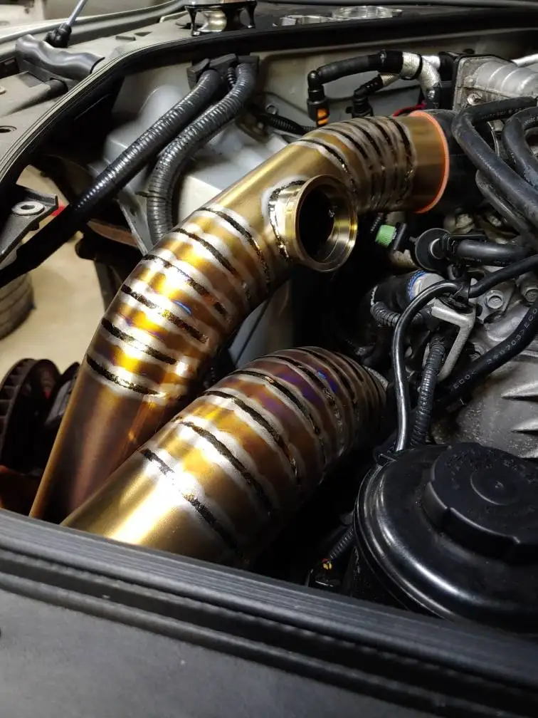 1.5D Gr2 3.0" titanium loose pie cuts 9 degree pipe cutting product hot sale for motorcycle exhaust