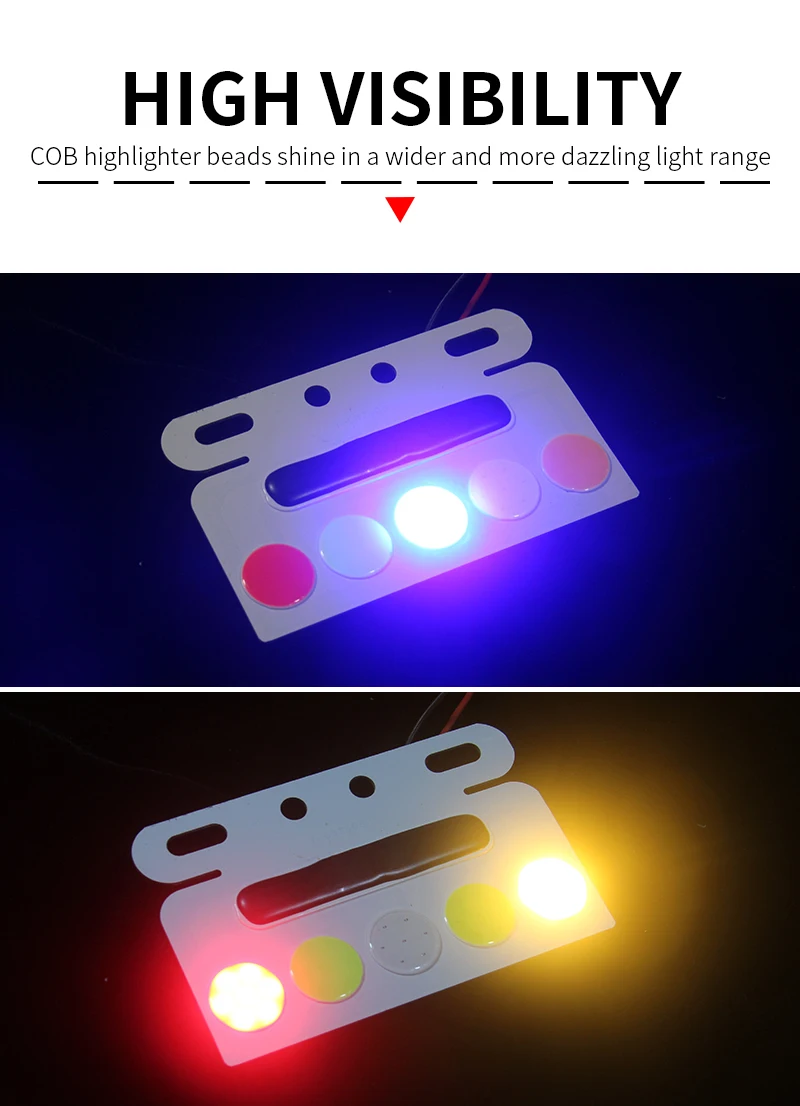 Hgv Truck Led Cycle Safety Warning Tail Light Van Led Cob 24v Strobe