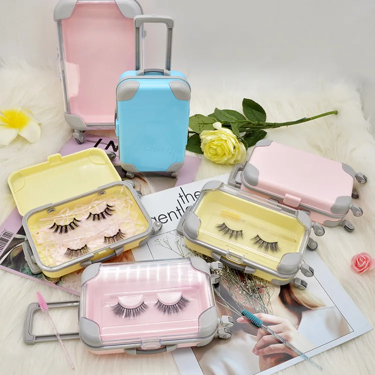 Package Suitcase Eyelash Shampoo Case Private Label Custom Eyelash