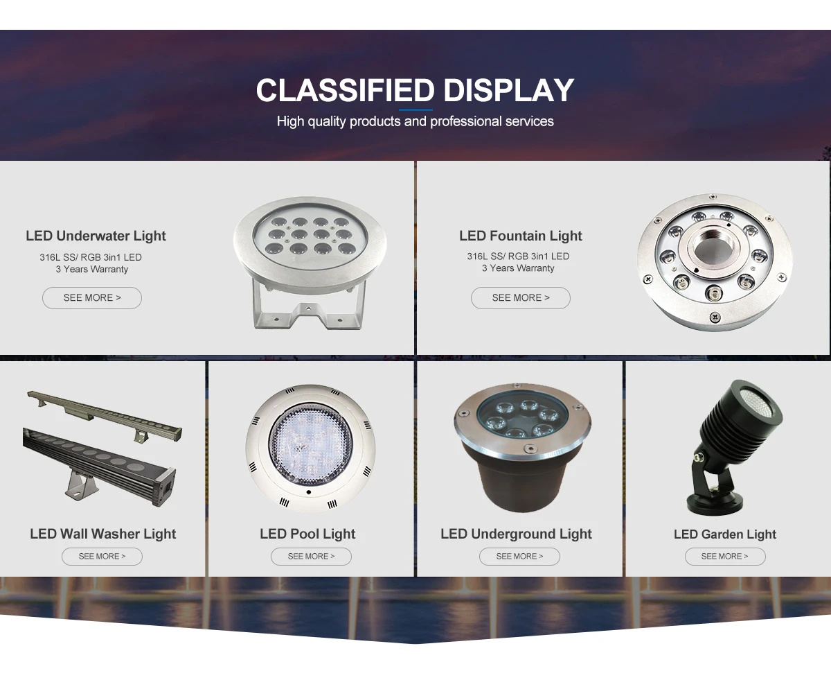 Dongguan Yaoking Optoelectronics Co., Ltd. LED Fountain Light, LED Pool Light