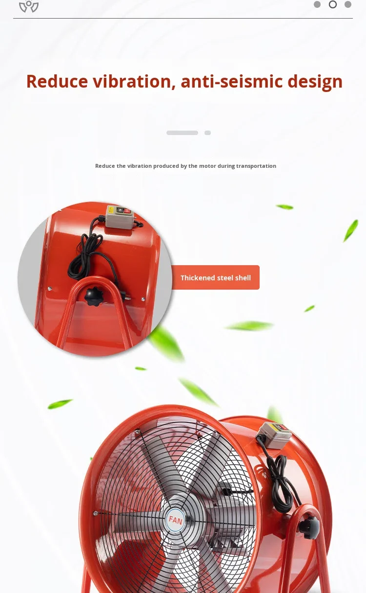 Industrial Drum Fan, Portable, Axial - detail 16