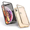 Promotional Price Luxury Double Sided Glass Metal Magnetic Case For iPhone X 360 Full Cover Protective Case with Retail Package