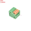 KF141R 4 pin spring terminal block connector 2.54MM pitch right angle 4PIN 4P FOR pcb mounted splicing