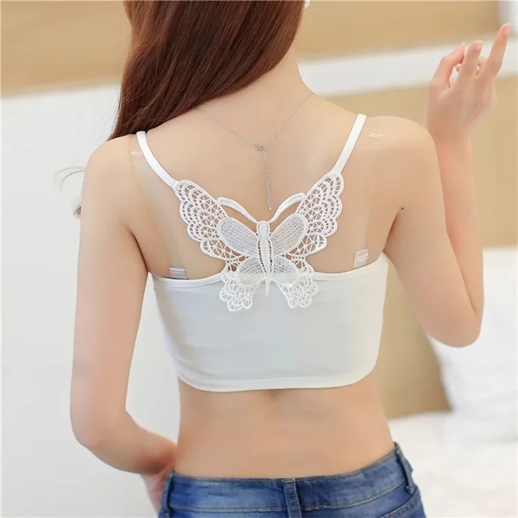 Women S New Sexual Fashion Boob Removable Padded Bralettes New Sexy Underwear Modal Butterfly