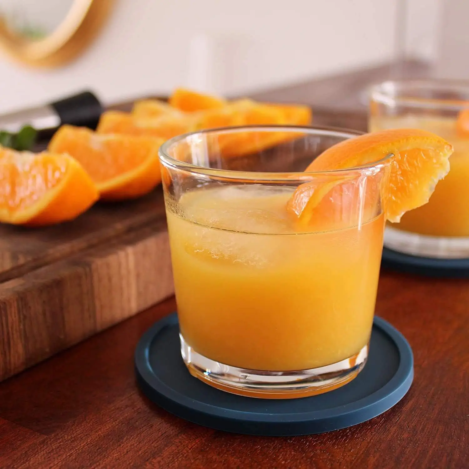 product custom logo anti scalding heat resistant non slip reusable modern design 10cm silicone insulation mat-3