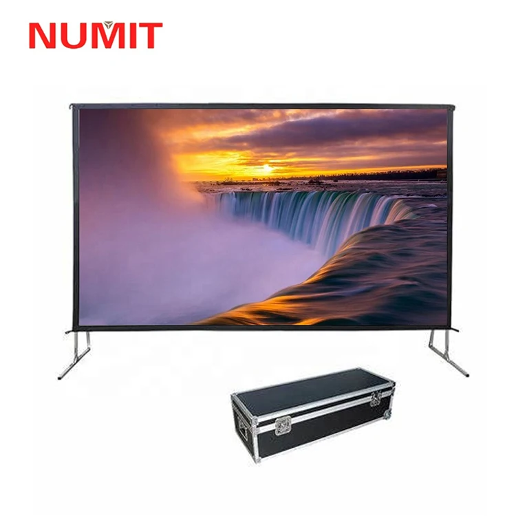 120" 180" 200"  4:3 16:9 inch Front and Rear Portable Fast Fold Projection Screen/Projector Screen