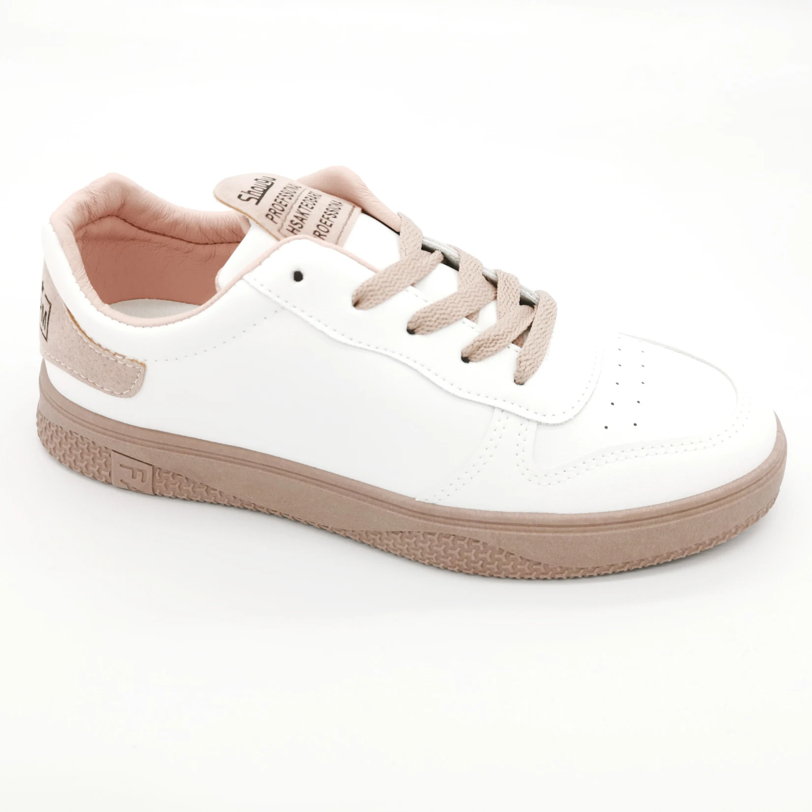 New Style Comfortable Pu Leather White Women Sneakers Elegant Light ...