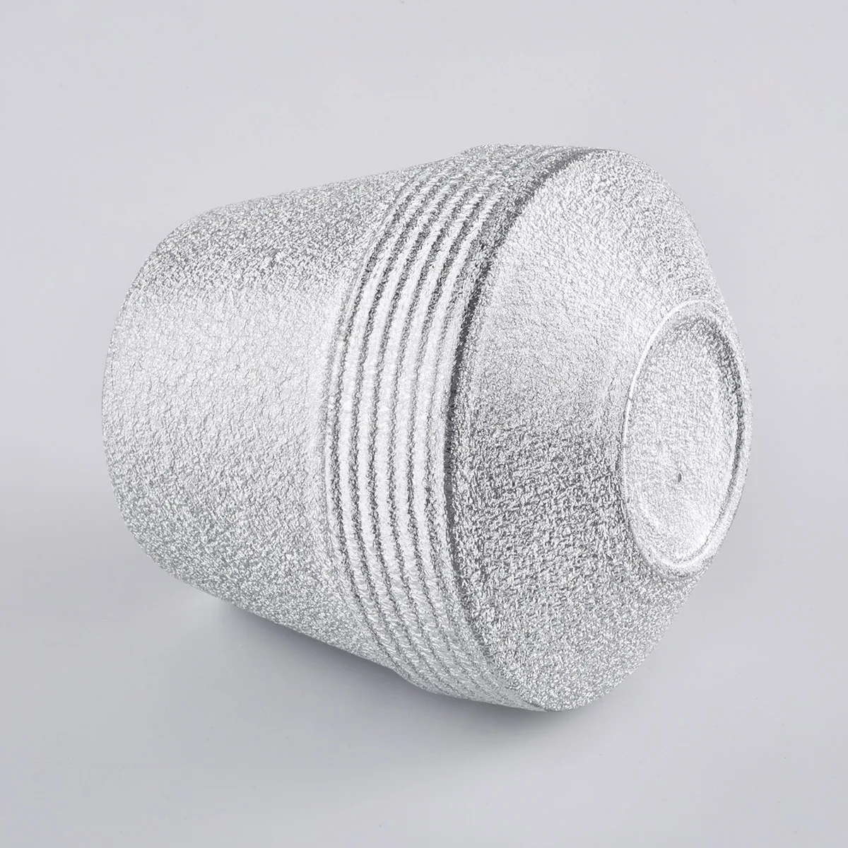 silver painting ceramic candle holders manufacturer