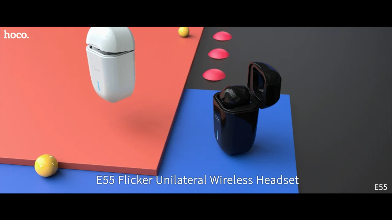 Hoco E55 Single Wireless Earphone With Charging Case Buy Single Earbud Earphone Single Sided Earphone Single Use Earphones Product On Alibaba Com