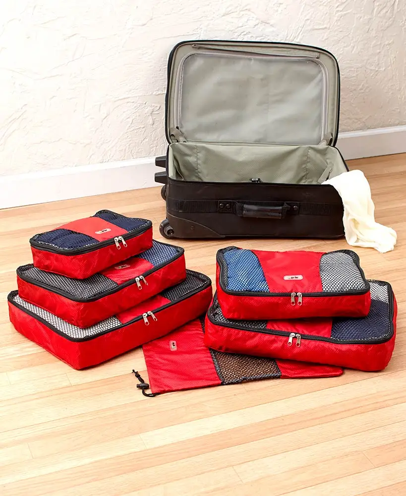 6pieces Waterproof Travel Bag Set Organizer Packing Cube Buy 6pieces