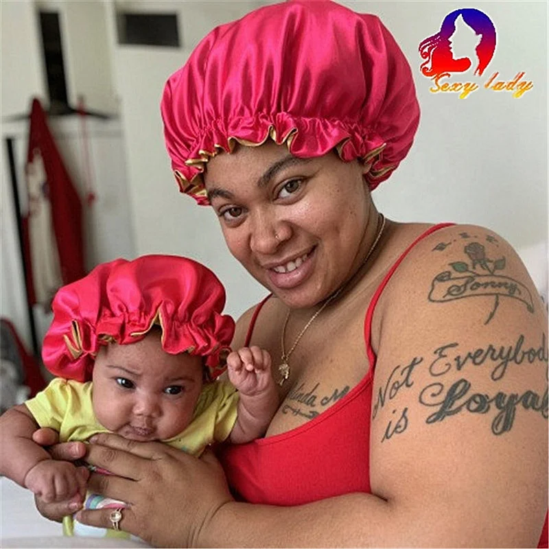 Colorful Durags And Bonnet Sets Wholesale Hair Accessories For Women Mommy And Me Bonnet - Buy ...