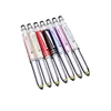 Creative Crystal LED Pen Mobile Tablet Computer Touch Promotion Pen Light Tip Ball Pen