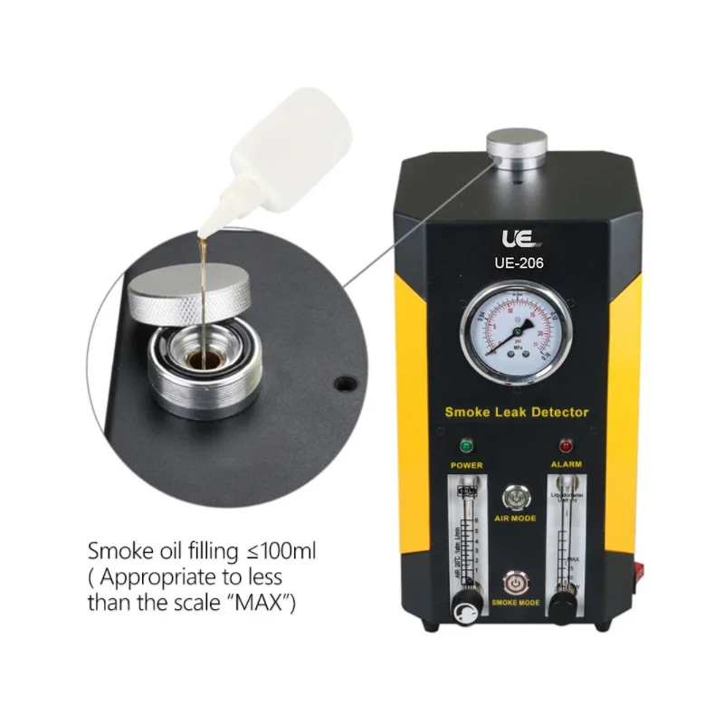 Automotive Smoke Machine Pipe Smog Generator Leak Detector Diagnostic