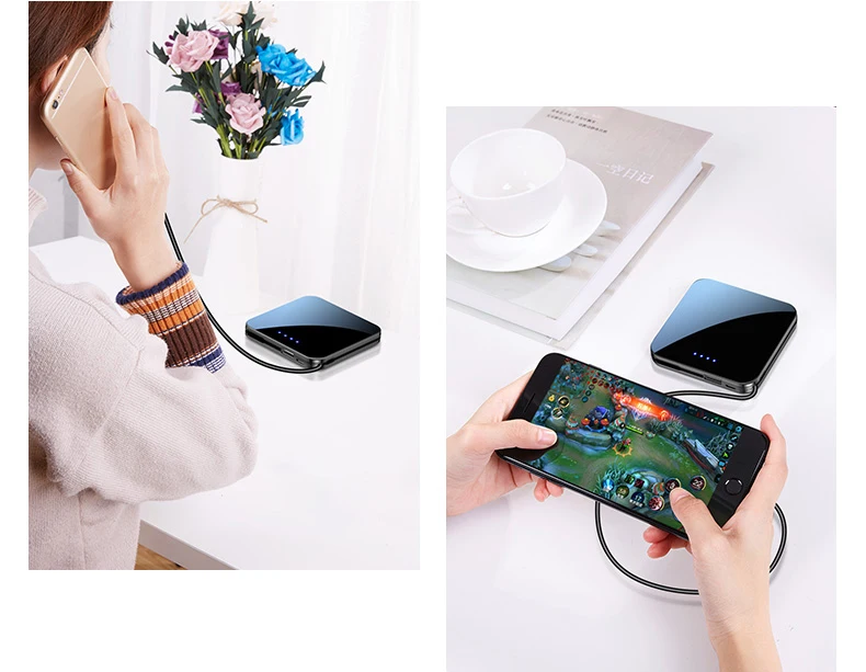 LAIMODA power bank 10000mah portable pawer bank powers phone chargers portable Power Banks mi portable power station - ANKUX.COM