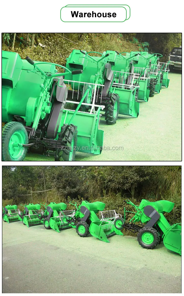 large output capacity portable engine mannual combine rice mini harvester