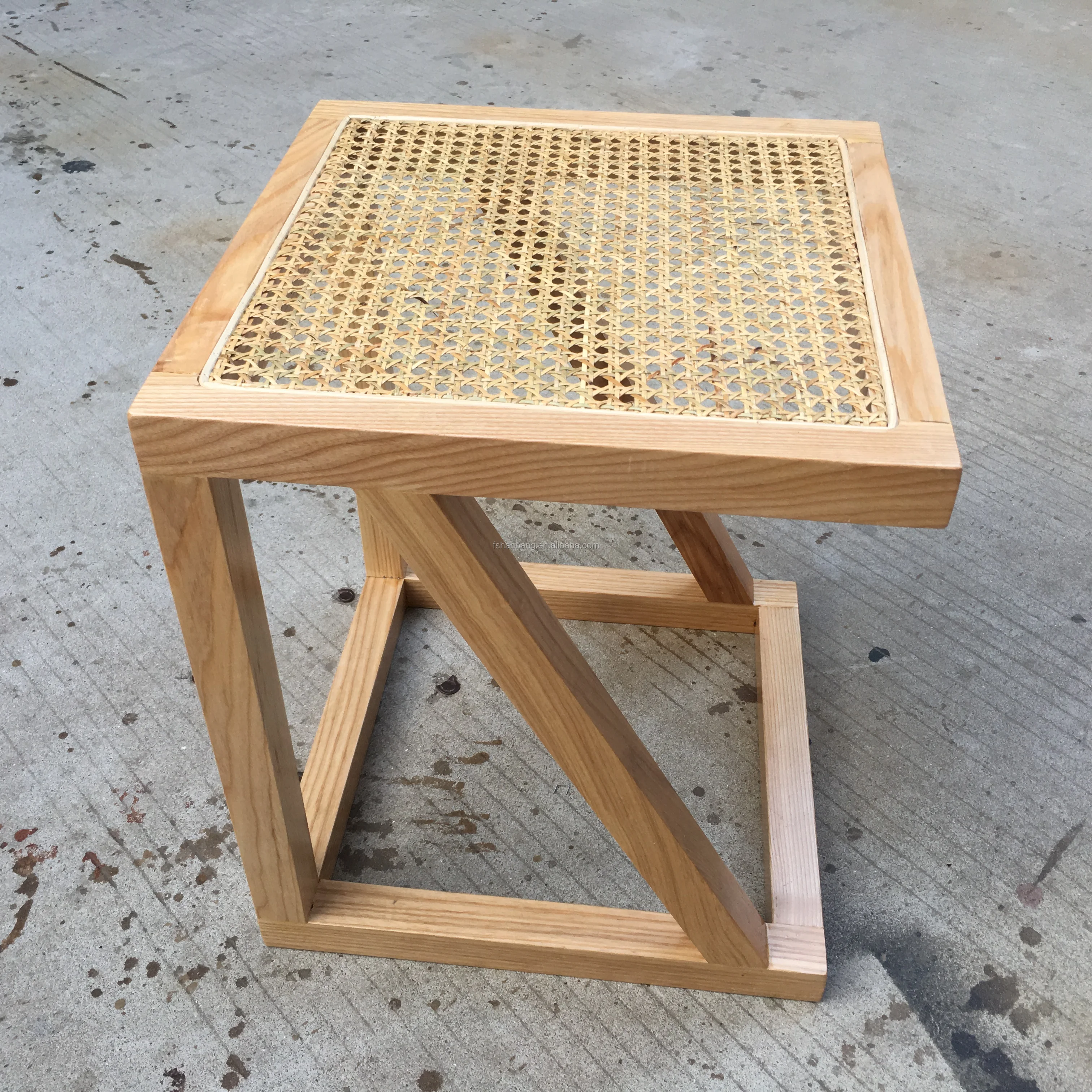 Danish Cane Corner Side Table Unit Buy Cane Corner Table,Cane Side