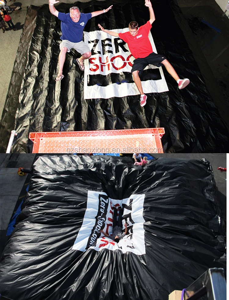 Extreme Sports Freefall Stunt Jump Landing Inflatable Mats Stunt Air