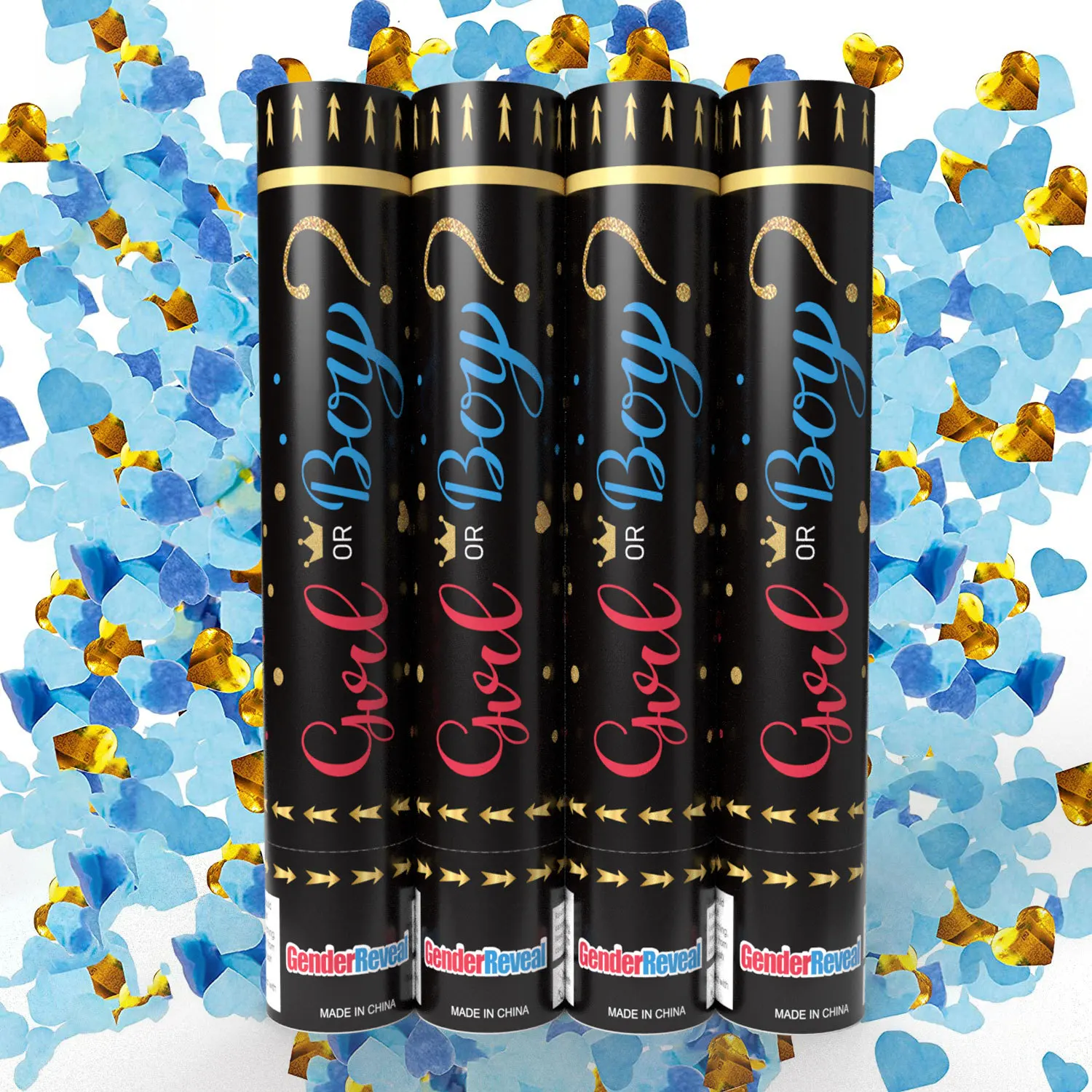 Confetti Cannon Gender Reveal Friendly Gender Reveal Powder Blue Buy