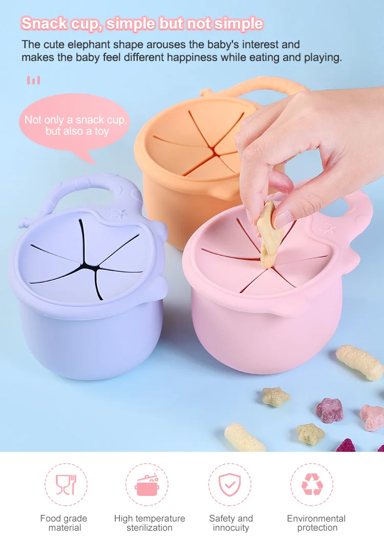 Toddler Snack Catcher Food Grade Collapsible Cup No Spill Kids Food Cups  Foldable Baby Silicone Snack Cup - Buy Toddler Snack Catcher Food Grade  Collapsible Cup No Spill Kids Food Cups Foldable