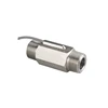 steel/metal flow sensor measure 1-30l/m outputting pulse waves with 3 wires