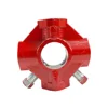 custom rhombus flange High precision Red painting carbon steel farm machinery accessories pipe fittings for fire fighting