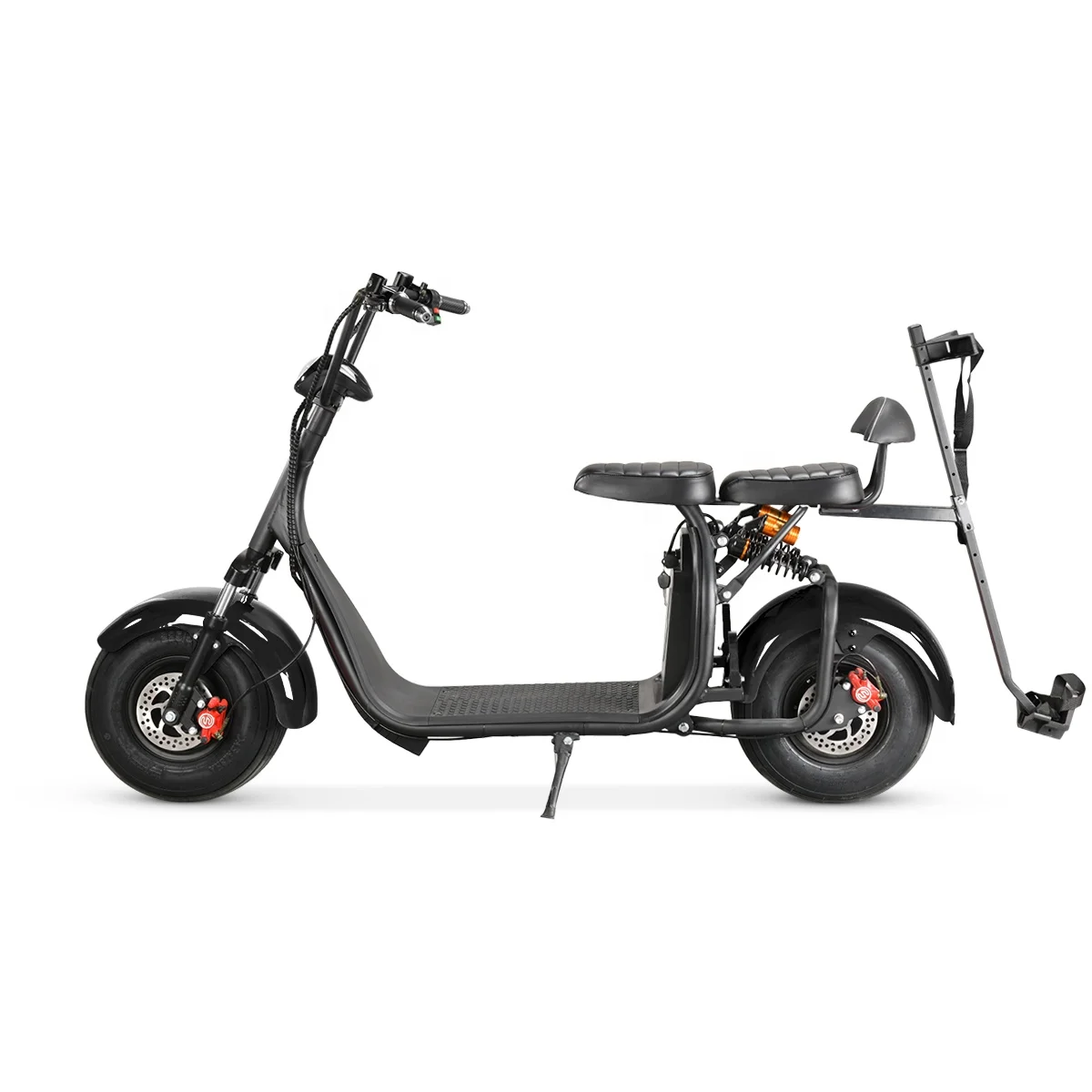 2 Wheel Electric Golf Scooter Fat Tire Citycoco 2 Seats Golf Carts ...